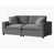 Polyester gris anthracite clair