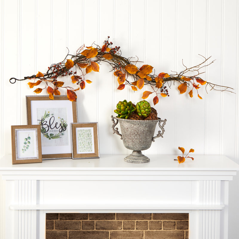 4'' in. Faux Garland
