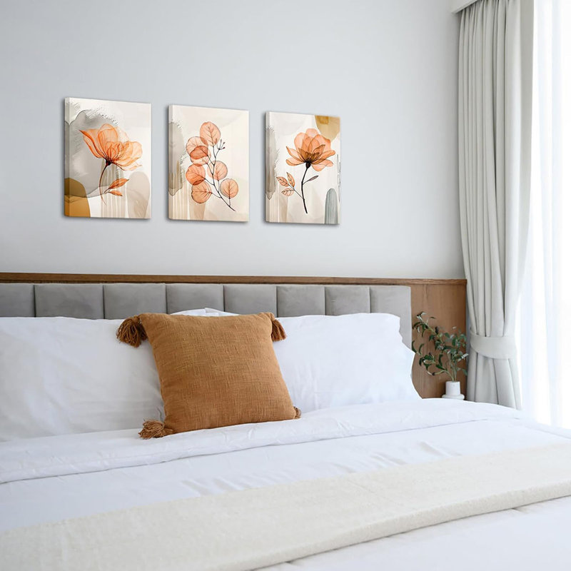 3 Piece Wrapped Canvas Wall Art