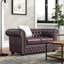 Canton Faux Leather Loveseat-33640655-117223334