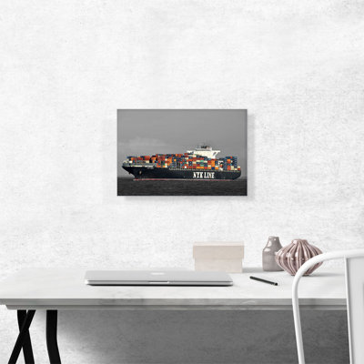 Impression sur toile tendue, "Freight maritime"