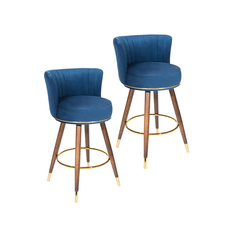 Tabourets de bar Pedra, Bleu