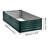 Galvanized Raised Garden Bed, 6.67 x 3.35 x 1.51 ft, Rectangular Metal Planter Box Kit Outdoor, Rustproof Elevated Planting Box with Gloves, Alu-Zinc, for Growing Flowers Vegetables, Dark Green-1935368731-1935368720