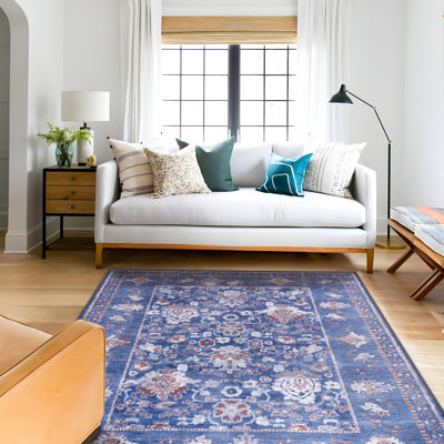 Alviva Blue Area Rug