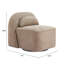 Chaise d'appoint rembourrée Modern