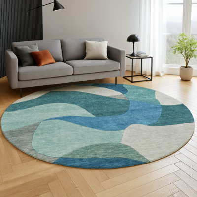 Premium Machine Washable Mayfield AMF2141 abstract Rug