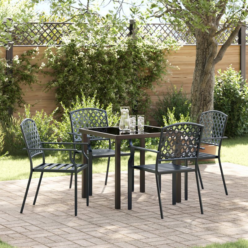 Square 5 - Piece 4 - Person Outdoor Table Set