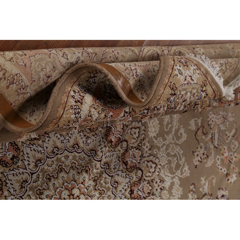 Tapis brun traditionnel turc 7 x 10