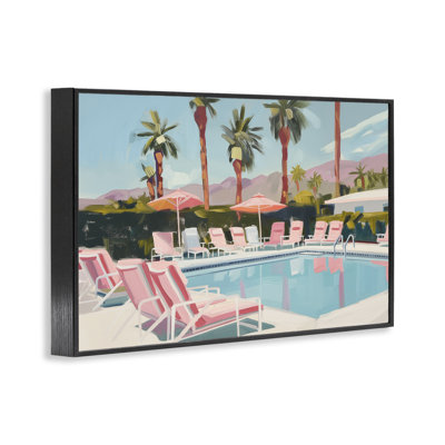Palm Springs Swimming Pool Giclee Art by Arlington Prints