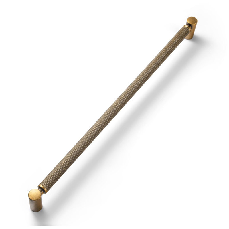 Poignée texturée 3 po pour meubles, 12 5/8", Laiton antique