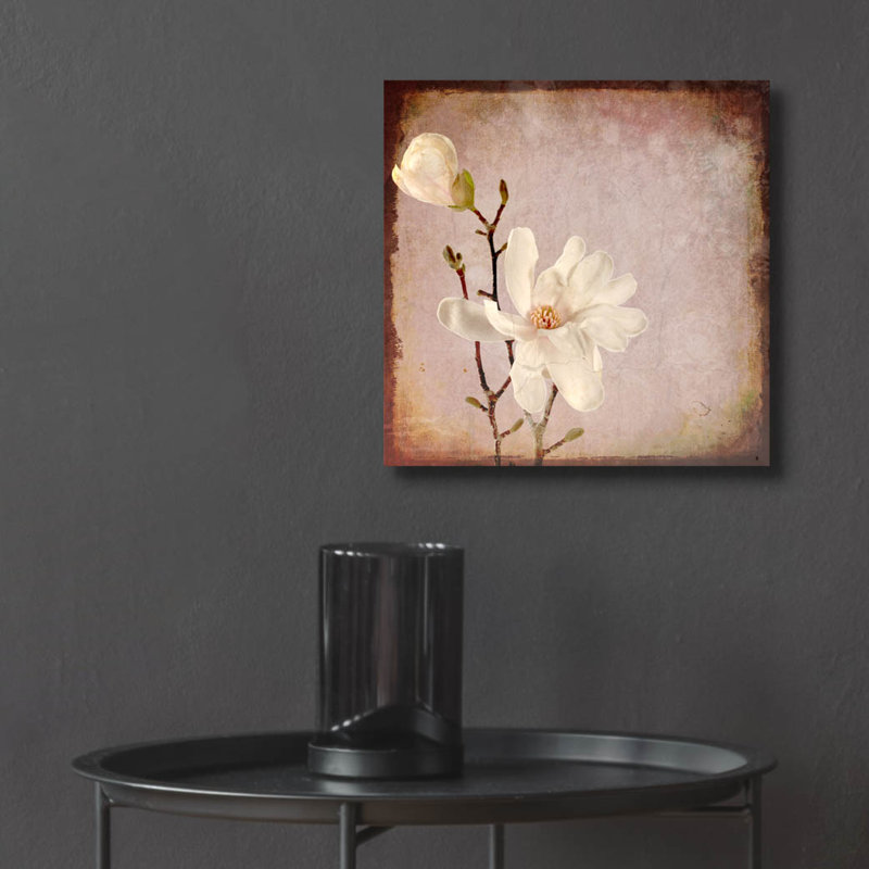 «Paper Magnolia Duo» par Lightbox Journal, H 12 po x l 12 po x P 0,13 po