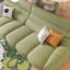 Coussin modulaire en polyester vert-658647390-658647391