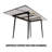 47" - 63" Dining Table, , White Marble Pattern, Black Metal Legs, Creates A Comfortable Atmosphere Modern Industrial Expandable To 63", Texture, For Relaxed