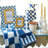 Check Gold/Ivory Dinner Candles