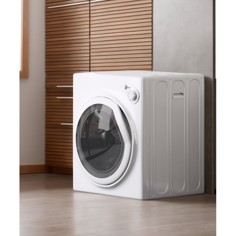 3.6 Cu. Ft. Compact Electric Dryer wiht Stainless Steel Drum, 4 Modes &Front Loading Design