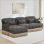 Canapé modulaire en chenille à imprimé léopard-125743054-125743059