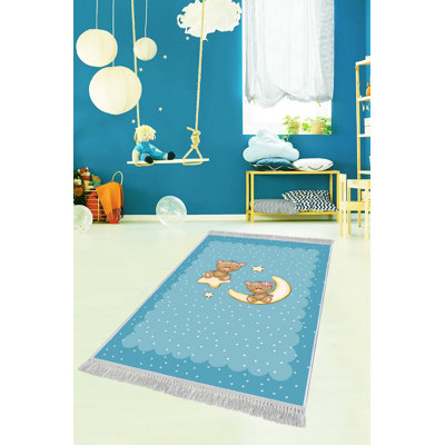 Luxurious Velvet Area Rug (4.6 x 7.2 ft), 100% Antibacterial Fabric, Non-Slip Cotton Backing, Pile Height: 0.4 in | Machine Washable, 3D Digital Print Design | Perfect for Living Room & Bedroom Decor, Soft & Durable