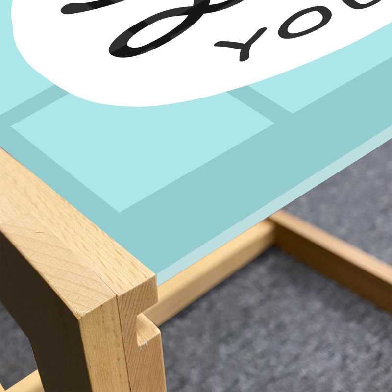 Jackueline Sled Coffee Table, 90cm H x 62cm W x 40cm D