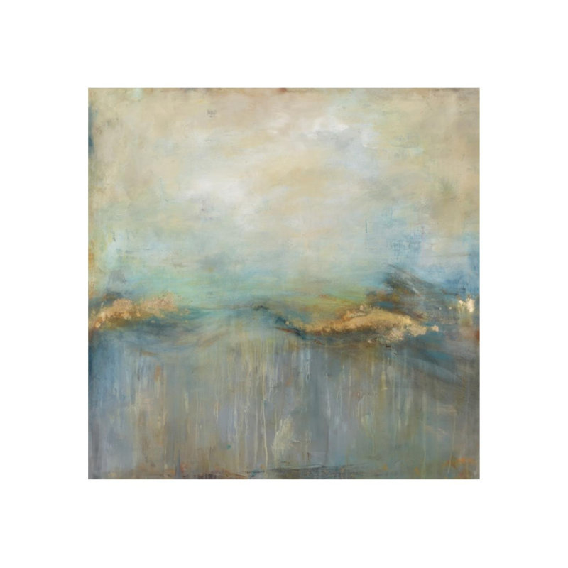 Remixed Poetry Painting by Beverly Fuller, 40" H x 40" W, Outdoor