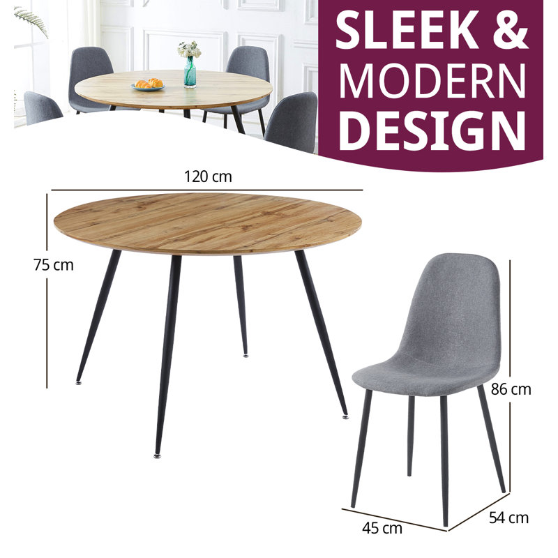 Antigua 4 - Person Dining Set