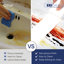 Lavabo de salle de bain à vasque circulaire en porcelaine vitrifiée avec trop-plein H 33,5 po Gibbous