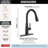 Essa Touchless Kitchen Faucet with Touch Technology, Matte Black Kitchen Sink Faucet with Pull Down Sprayer, Single Hole, Matte Black-109382168