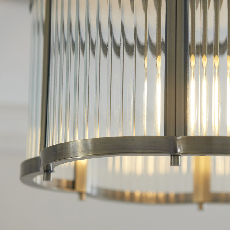 Clear Glass Flush Mount