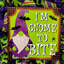 Gnome pour mordre une couronne d'Halloween