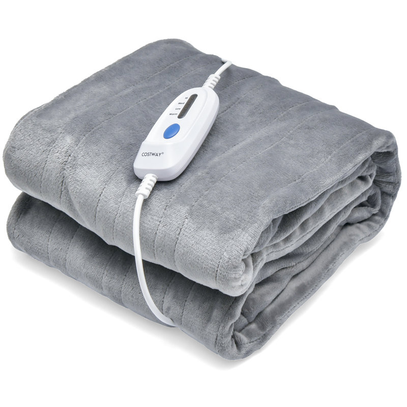 Ingomar Heated Blanket, 150 x 200 Cm, Light Blue