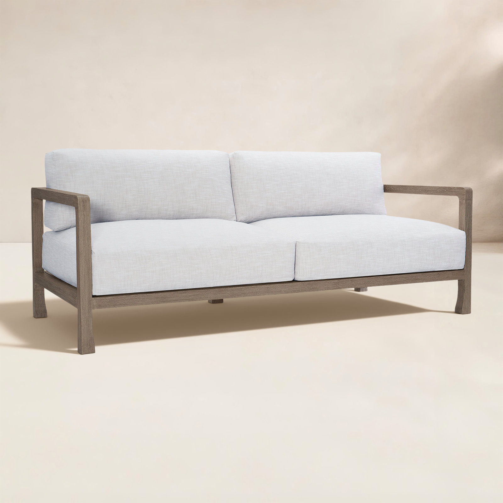 Tanah 80" Teak Patio Loveseat