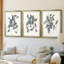 «Growing Leaves IV», impression encadrée sur mesure de qualité supérieure - 3 pièces-806555158-806555153