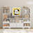 Aaronda 70.7" W x 51.1" H Bookcase 4 Tier 9 Cube Bookshelf with Drawers Horizontal Toy Storage Organizer-1406484951
