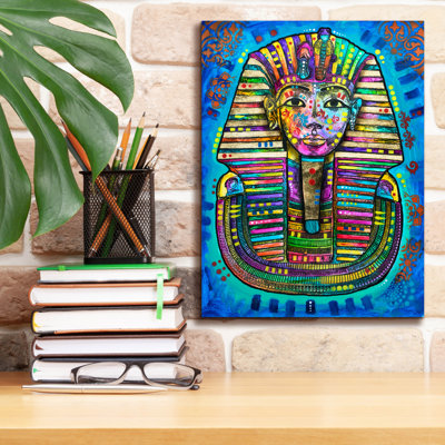 Epic Graffiti 'Tutankhamun' By Dean Russo Canvas W " Tutankhamun " by Dean Russo