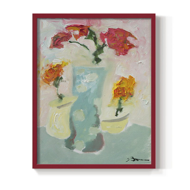 Reproduction encadrée The Matriarch - bois massif, Rouge, H 10 po x l 8 po