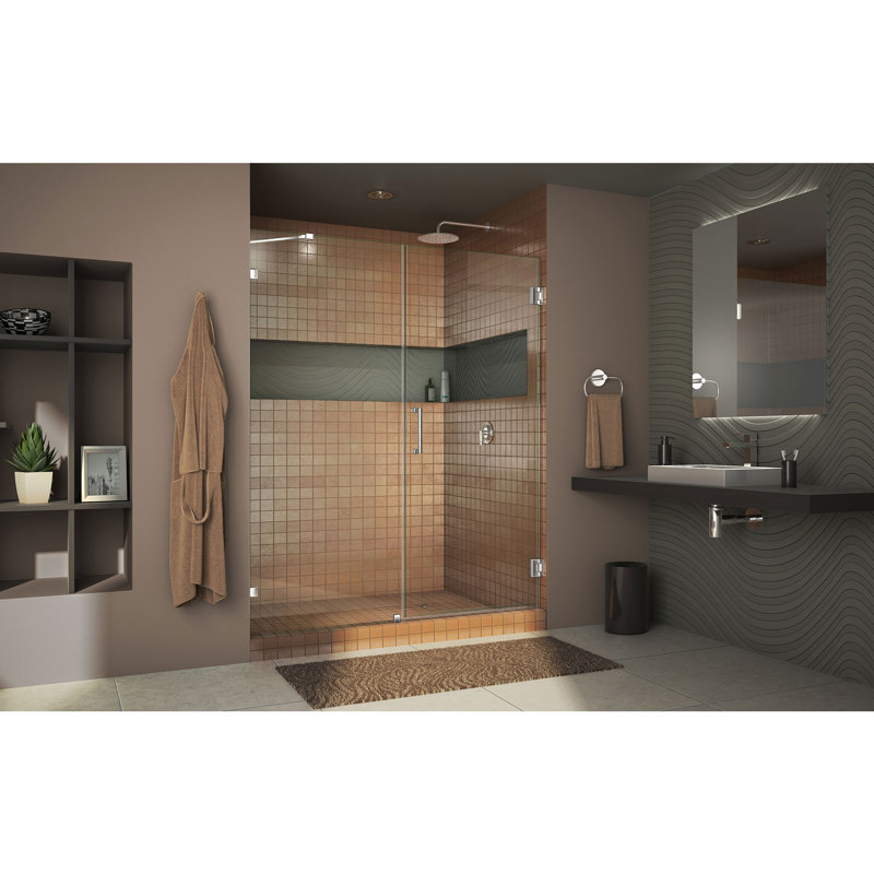 DreamLine SlimLine 36 inch D x 54 inch W x 2 3/4 inch H Center Drain Single Threshold Shower Base in White, White