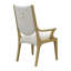 Chaise avec accoudoirs Scotts - champagne clair