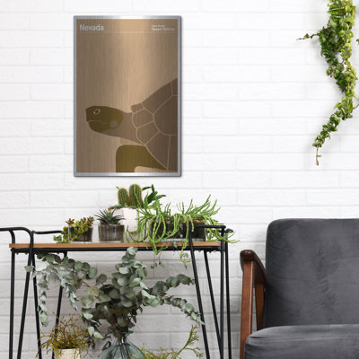 "State Posters SA" par Print Collection sur métal