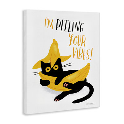 «Peeling Your Vibes Cat» par Leeza Hernandez