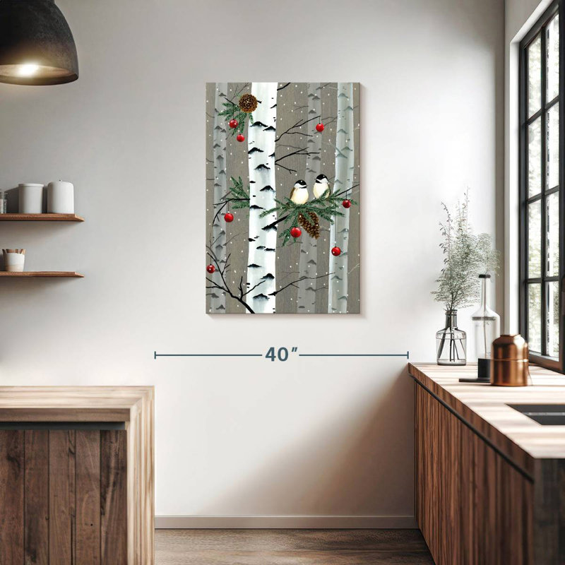 Bouleaux Lelend I, H 36 po x l 24 po