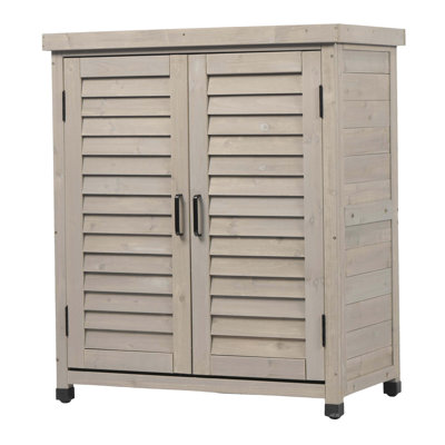 Potting Bench with Storage Cabinet