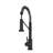 19" Single Handle Kitchen Faucet In Matte Black - Stainless Steel 304 For A Home Bathroom Handle, Long-Term Use-1072266579