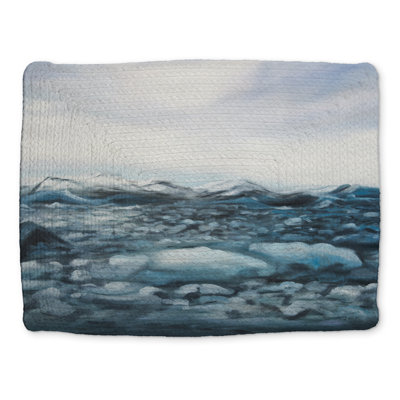 Napperon Glaciers en Islande | Polyester tressé