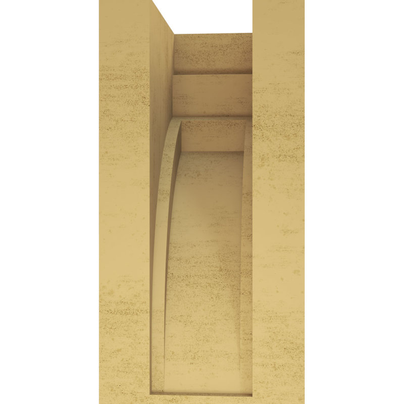 Bois de cèdre brut Rockford, corbeau apprêté Rockford, H 16 po x l 8 po x P 8 po