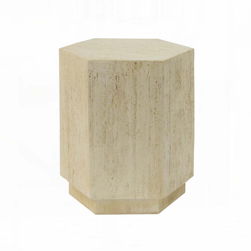 Outdoor MGO Hexagonal Side Table