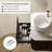 Floating Bathroom Vanity with Sink, Ceramic Basin and Marble Top, Large Drawer, Pre-Assembled-2109307880