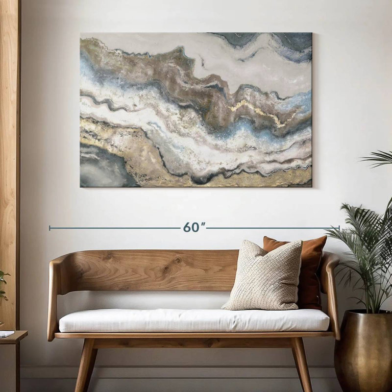 Avery Neutral Marble, 32" H x 48" W