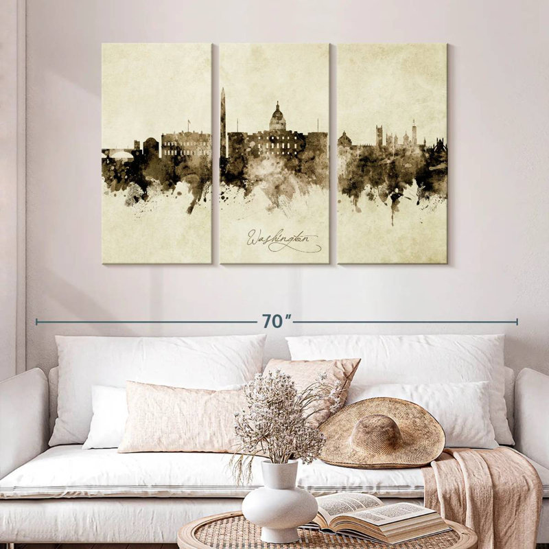 Skyline Sirci Washington DC II, H 32 po x l 50 po