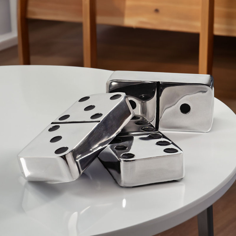 Domino Dominoes décoratifs - ensemble de 3 
