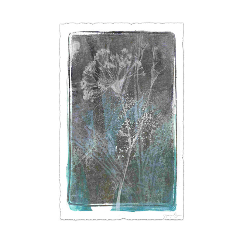 Ombre fleurs sauvages II, H 30 po x l 20 po
