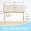 Linen Upholstered Headboard-Modern-Adjustable Height-Button Tufting-514416768-514416770